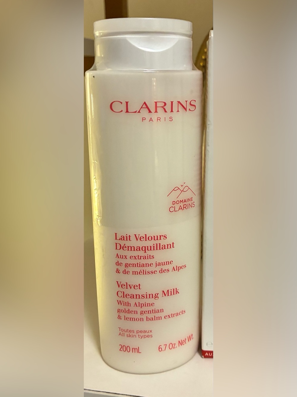 Clarins Velvet Facial Cleansing Milk 6.7 oz 200ml NEW SEALED